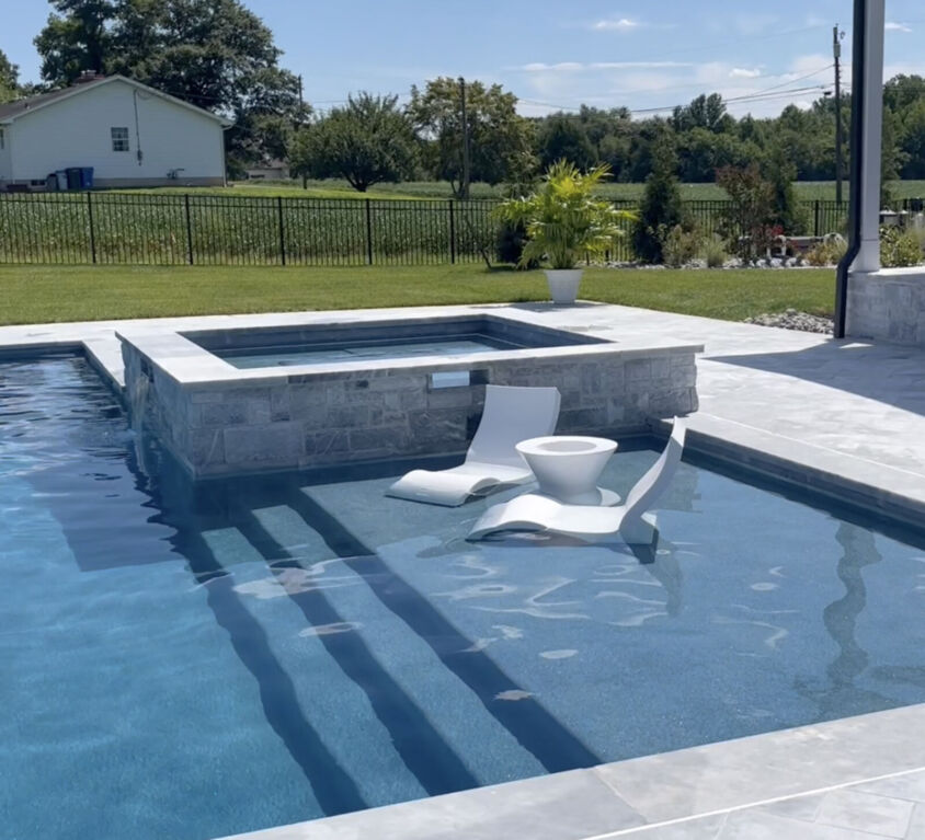 New Custom Pool — Mickelton, NJ