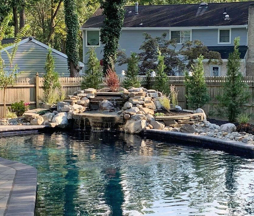 Renovated Custom Pool — Voorhees, NJ